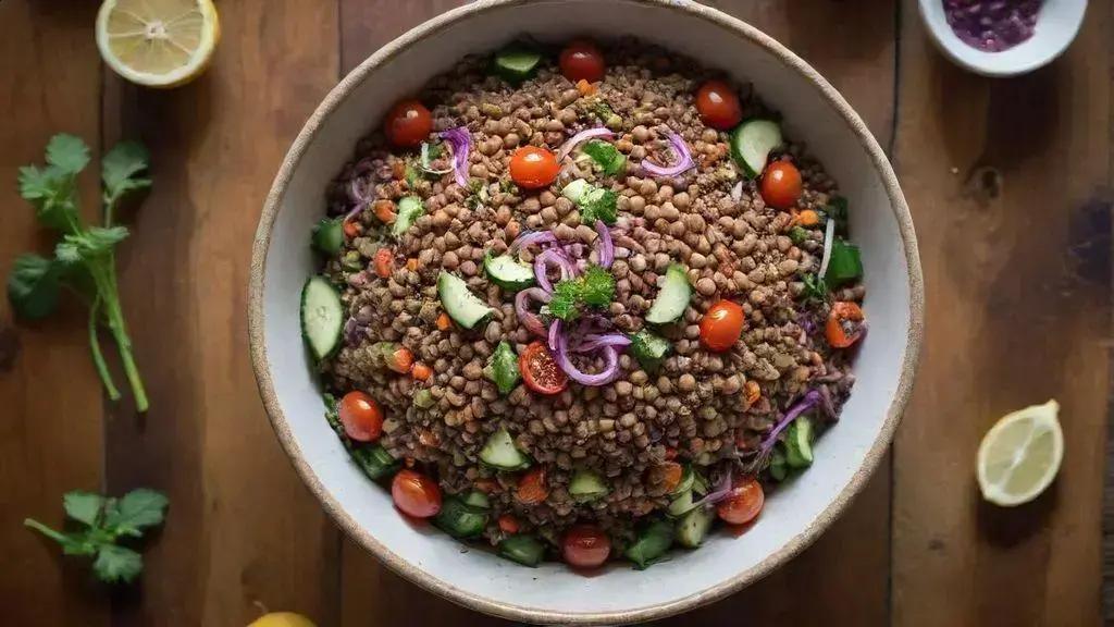 Lentil salad
