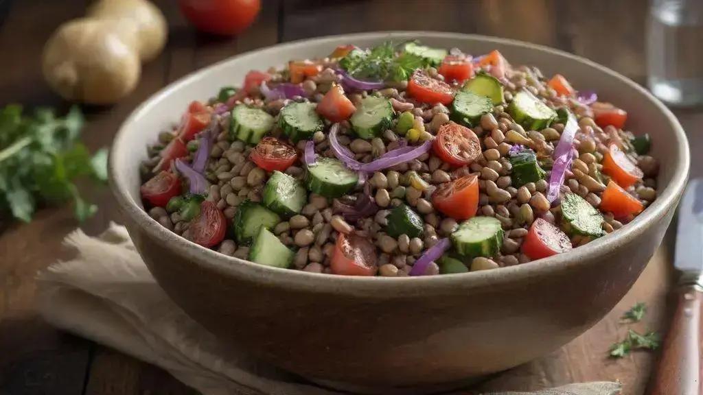 Lentil salad