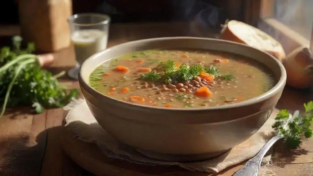 Lentil soup