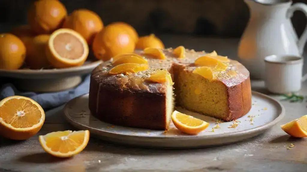 orange olive oil cake