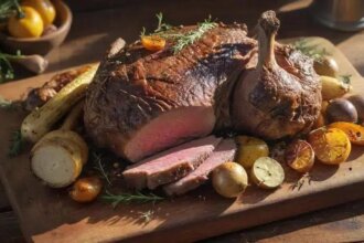 Roast lamb