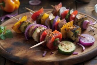 Turkey skewers