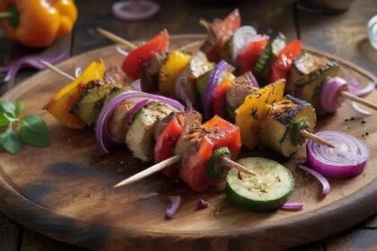 Turkey skewers