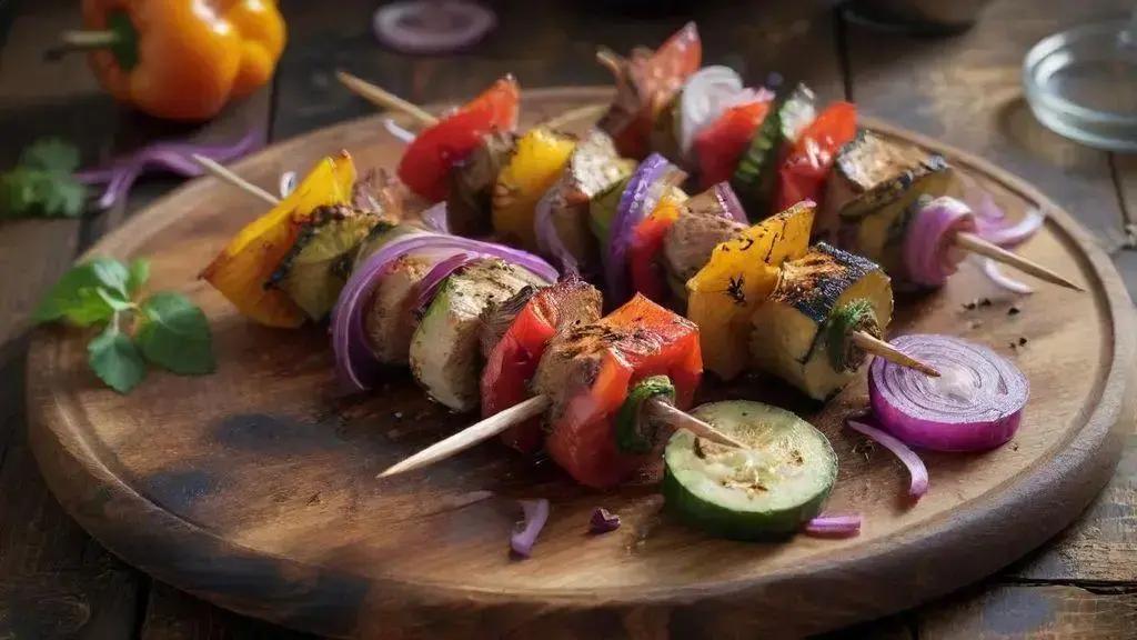 Turkey skewers