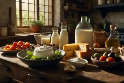 Dairy Foods in the Mediterranean Diet: Types and Moderation