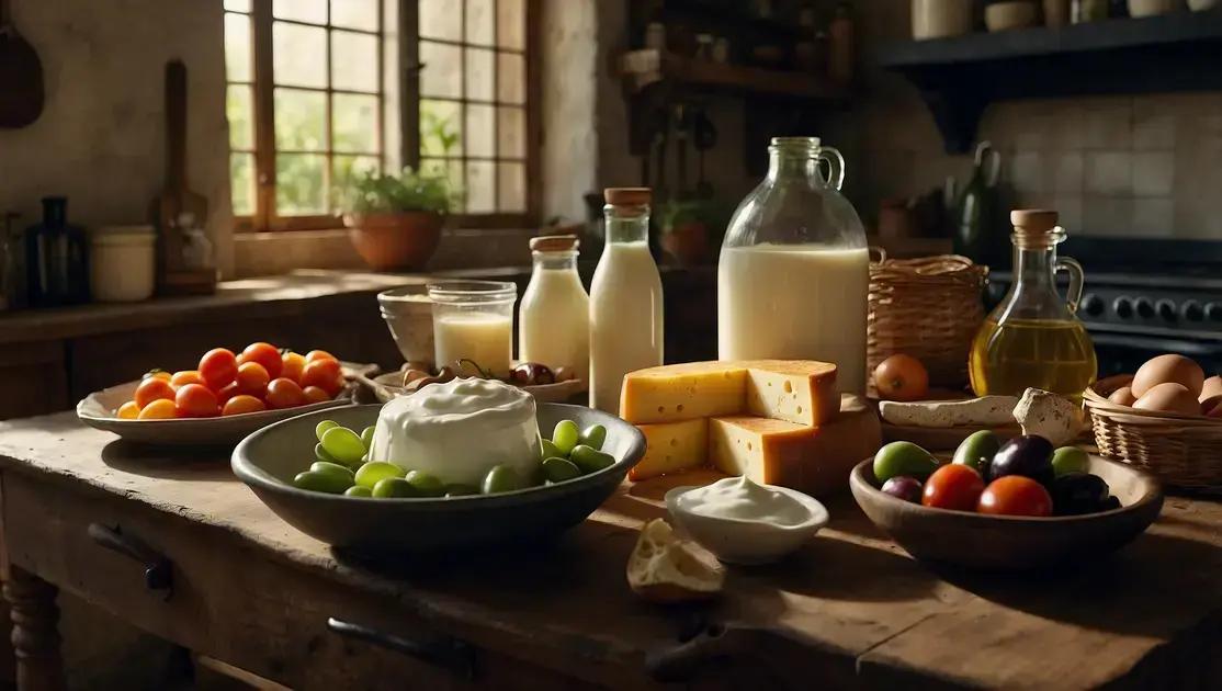 Dairy Foods in the Mediterranean Diet: Types and Moderation