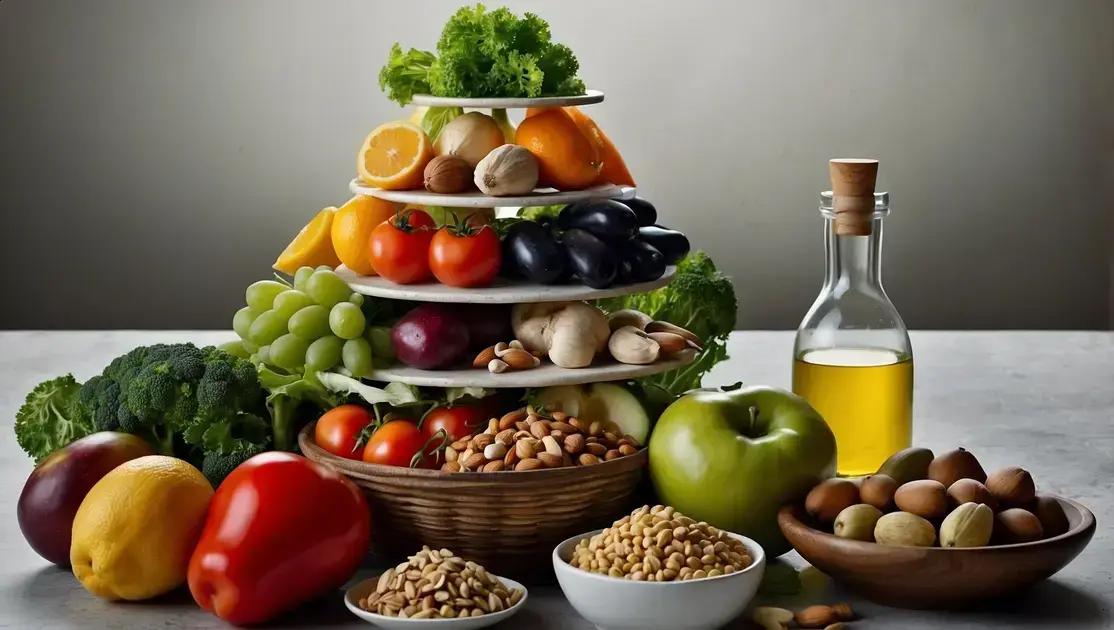 Mediterranean Diet Food Pyramid: Foods, Proportions, and Meaning