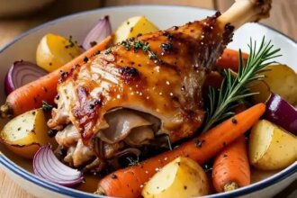 Roast lamb