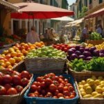Vegetables in the Mediterranean Diet: Seasonal Intake and Diversity