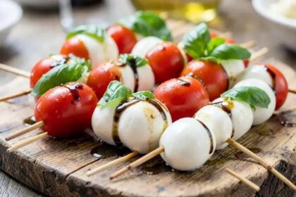 Caprese skewers
