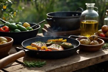Cooking Methods in the Mediterranean Diet: Simplicity and Technique