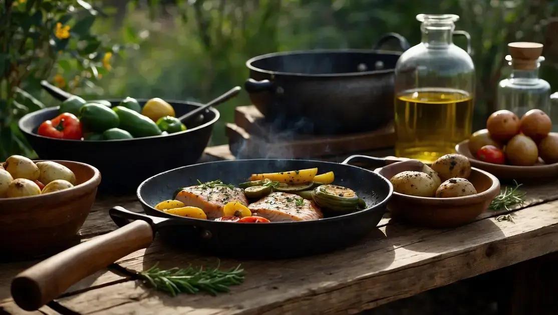 Cooking Methods in the Mediterranean Diet: Simplicity and Technique