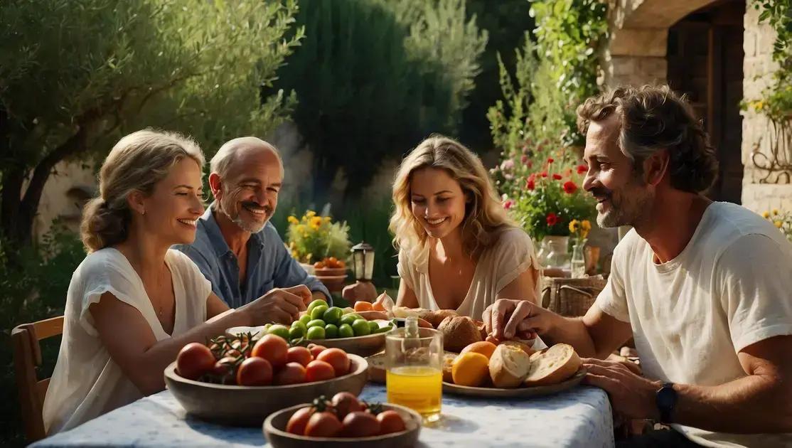 Daily Practices in Mediterranean Living: Food and Routine