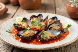 Mussels in tomato sauce