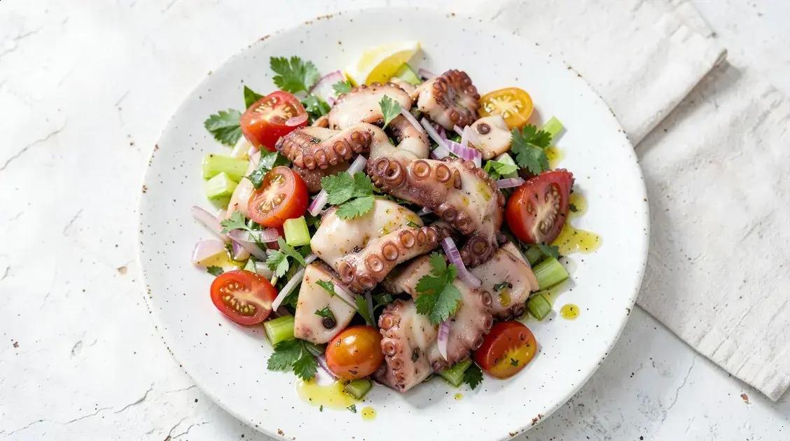 Octopus salad