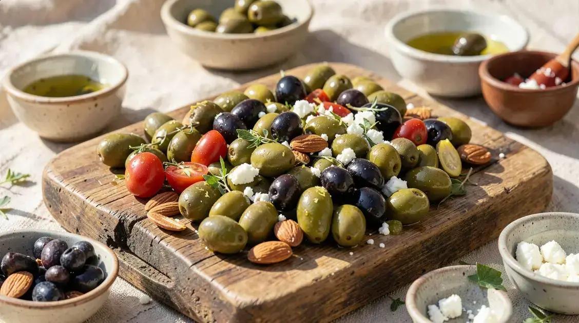 Olives platter
