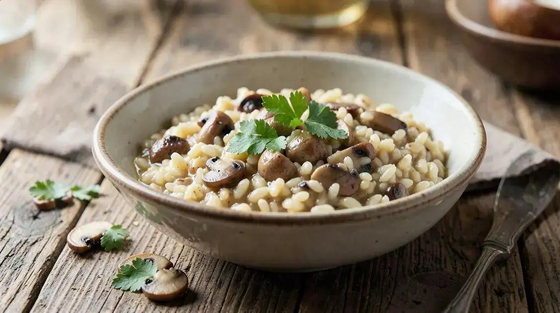 risotto ai funghi