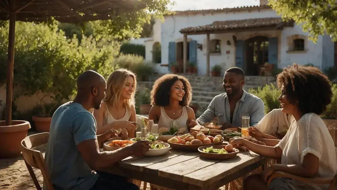 Social Eating in the Mediterranean Diet: Community and Meals