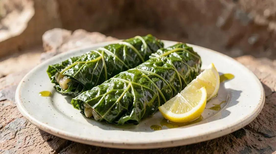 stuffed grape leaves