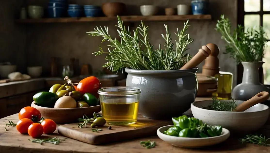 Cooking Simplicity in the Mediterranean Diet: Techniques and Tools