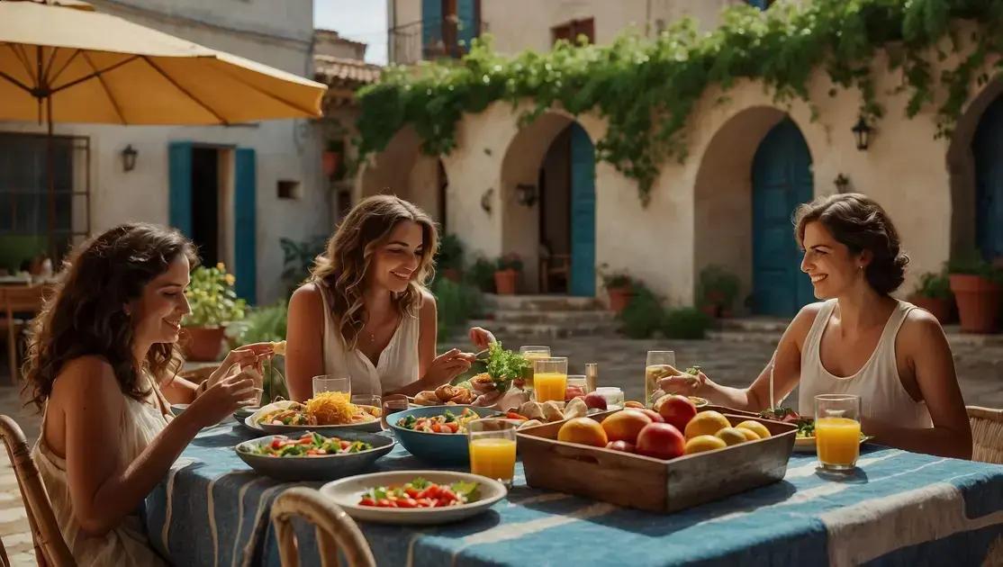 Eating Rhythm in the Mediterranean Diet: Daily Flow