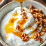 Greek yogurt with honey