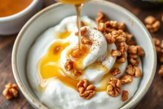 Greek yogurt with honey