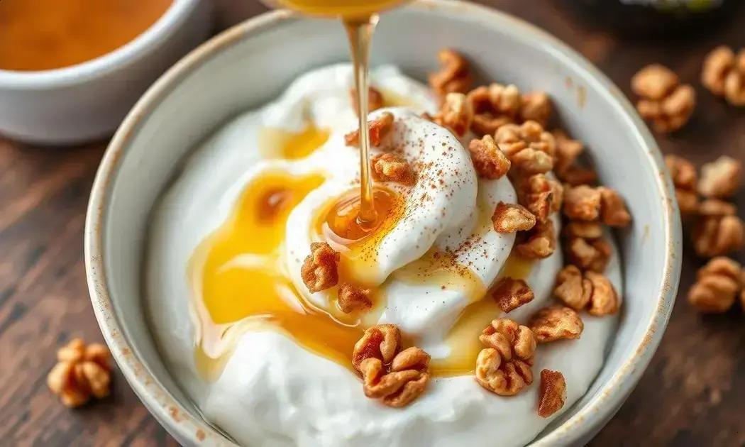 Greek yogurt with honey
