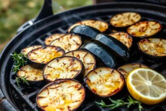 Grilled eggplant