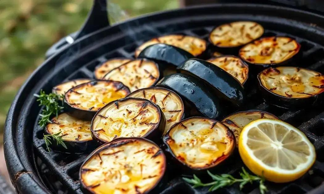 Grilled eggplant