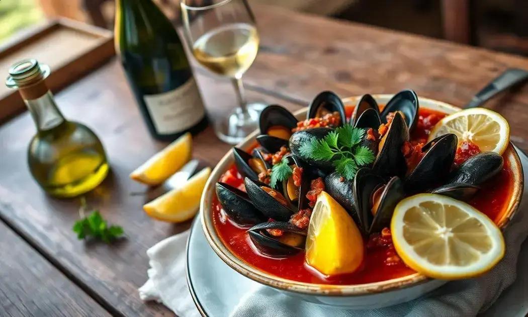 mussels in tomato sauce