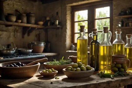 Olive Oil in the Mediterranean Diet: Types, Quality, and Culinary Use