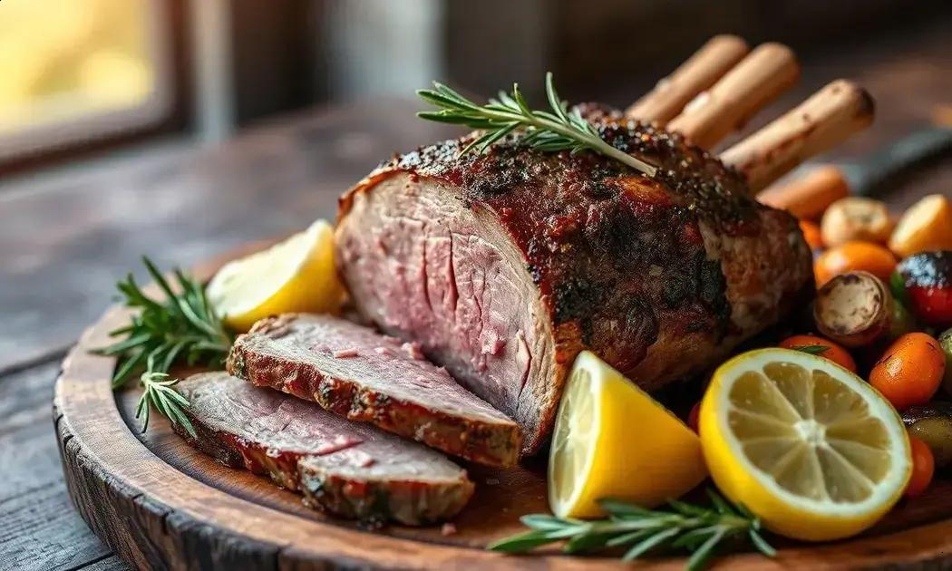 Roast lamb