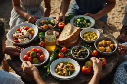 Traditional Meals in Mediterranean Cultures: Composition and Timing
