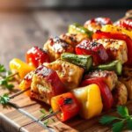 Turkey skewers