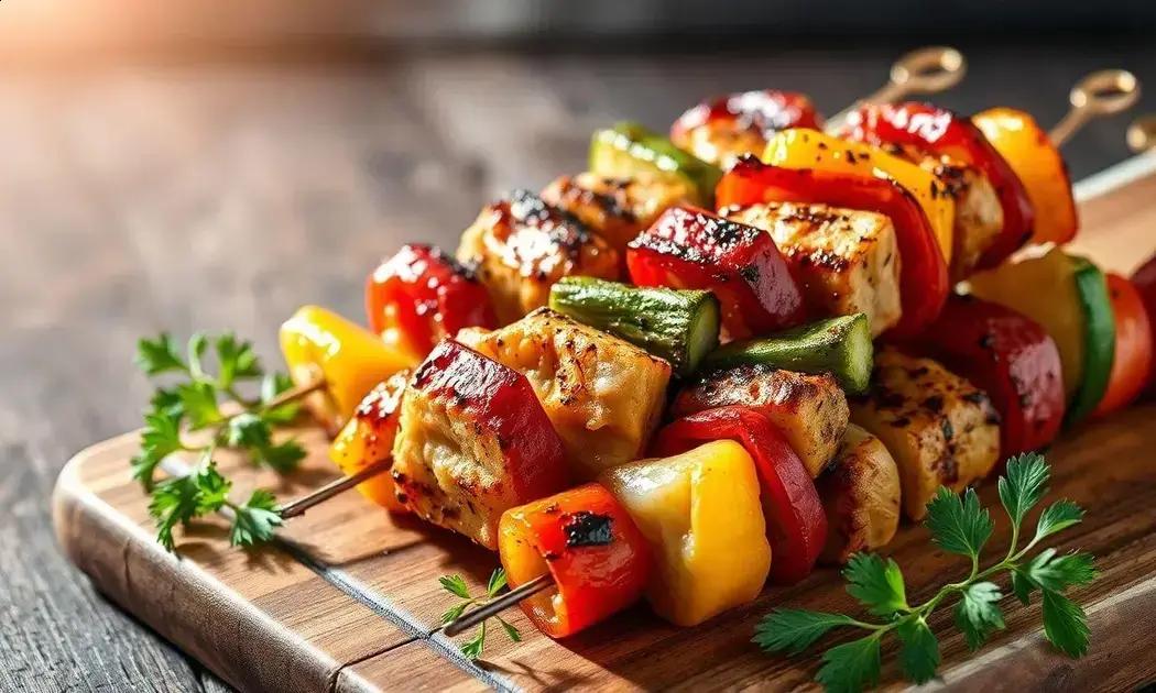 Turkey skewers