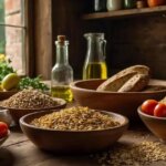 Whole Grains in the Mediterranean Diet: Varieties and Health Value