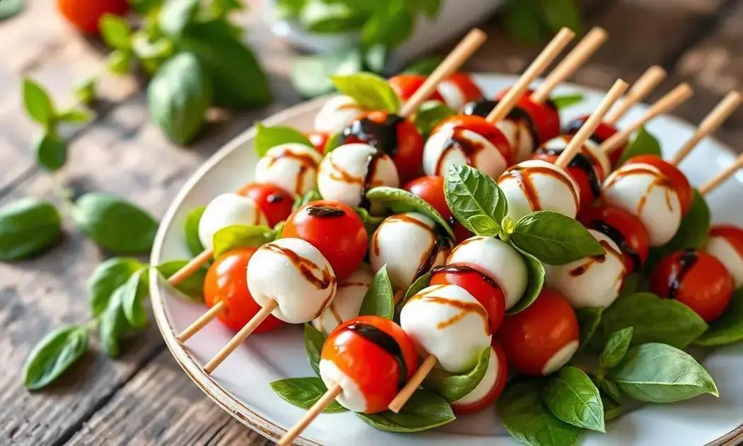 Caprese skewers