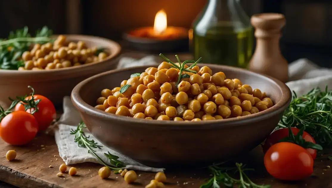 Chickpeas in the Mediterranean Diet: Protein, Fiber, and Recipes
