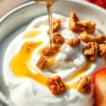 Greek yogurt with honey