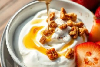 Greek yogurt with honey