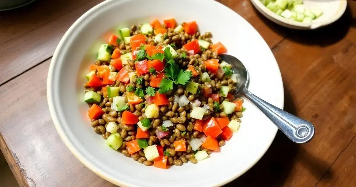 lentil salad — Mediterranean Diet Hub