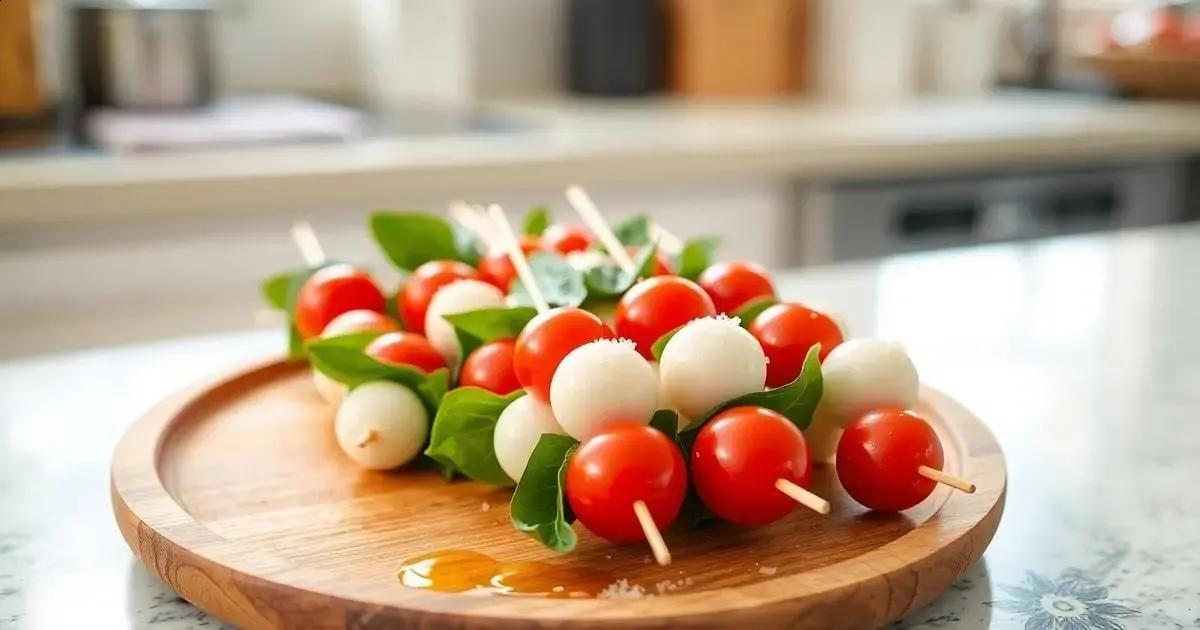 caprese skewers — Mediterranean Diet Hub