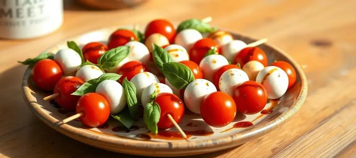 caprese skewers — Mediterranean Diet Hub