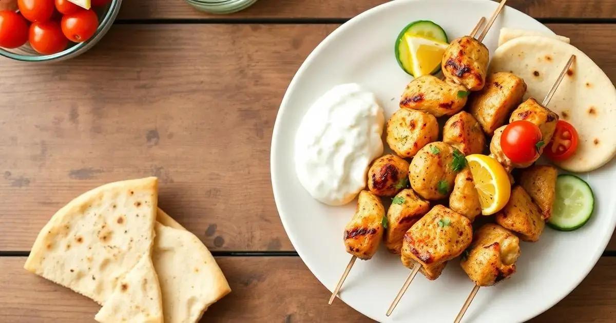 chicken souvlaki — Mediterranean Diet Hub
