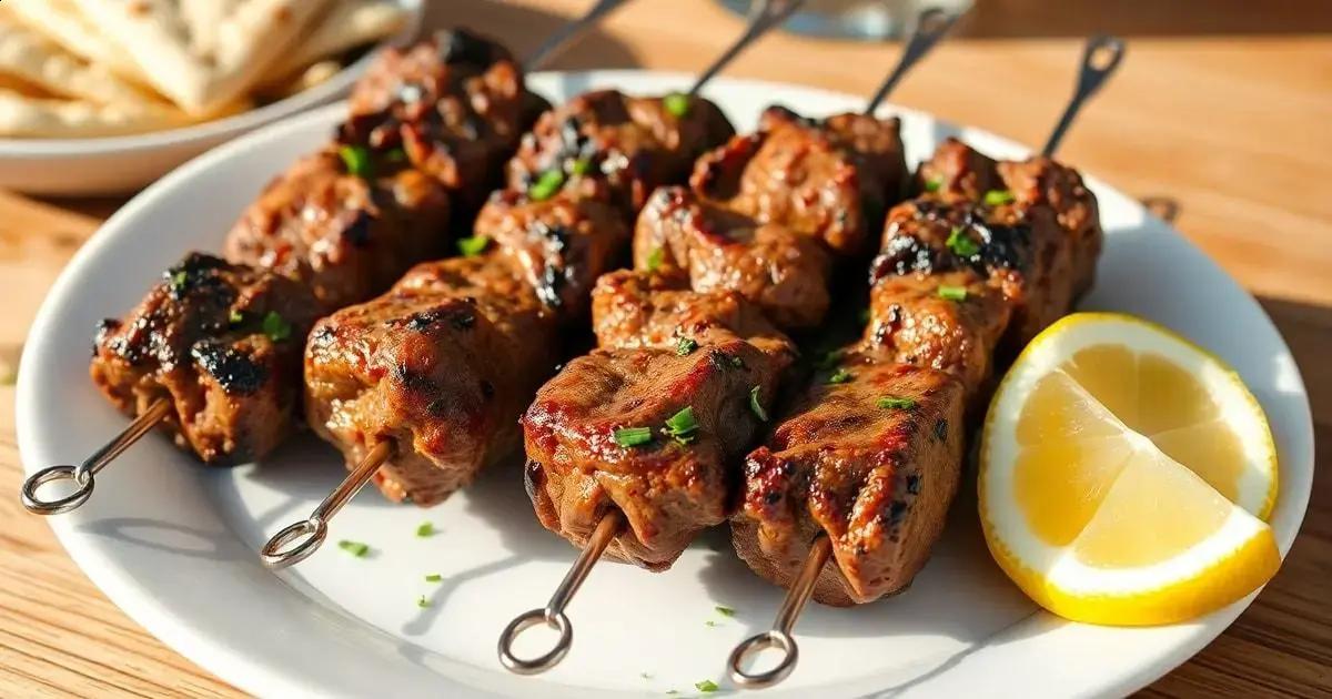 lamb kebabs — Mediterranean Diet Hub