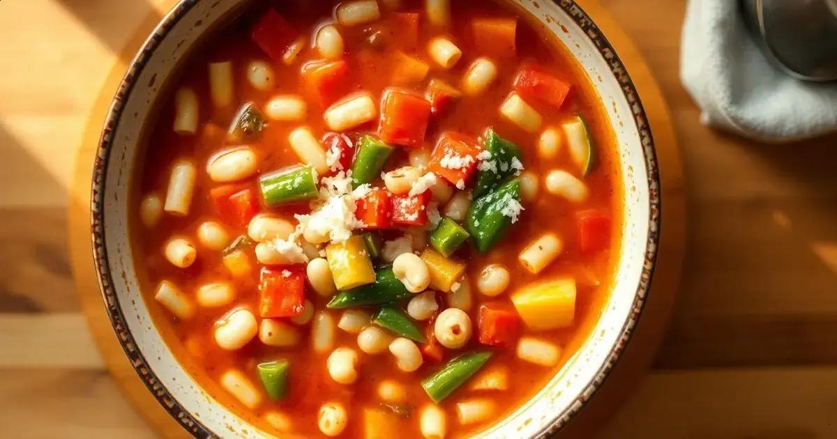 minestrone soup — Mediterranean Diet Hub
