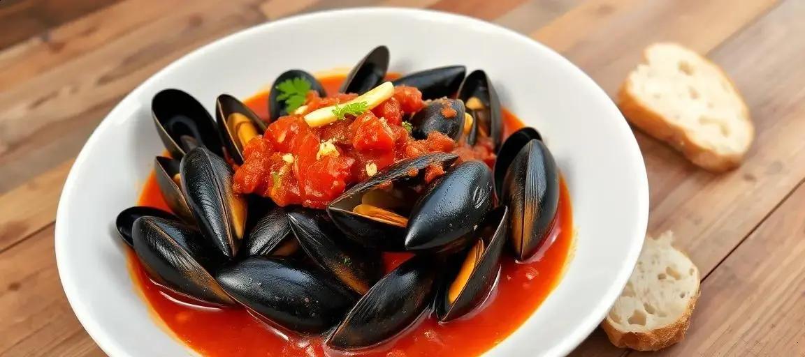 mussels in tomato sauce — Mediterranean Diet Hub
