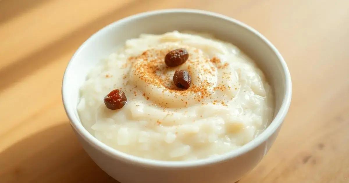 rice pudding — Mediterranean Diet Hub