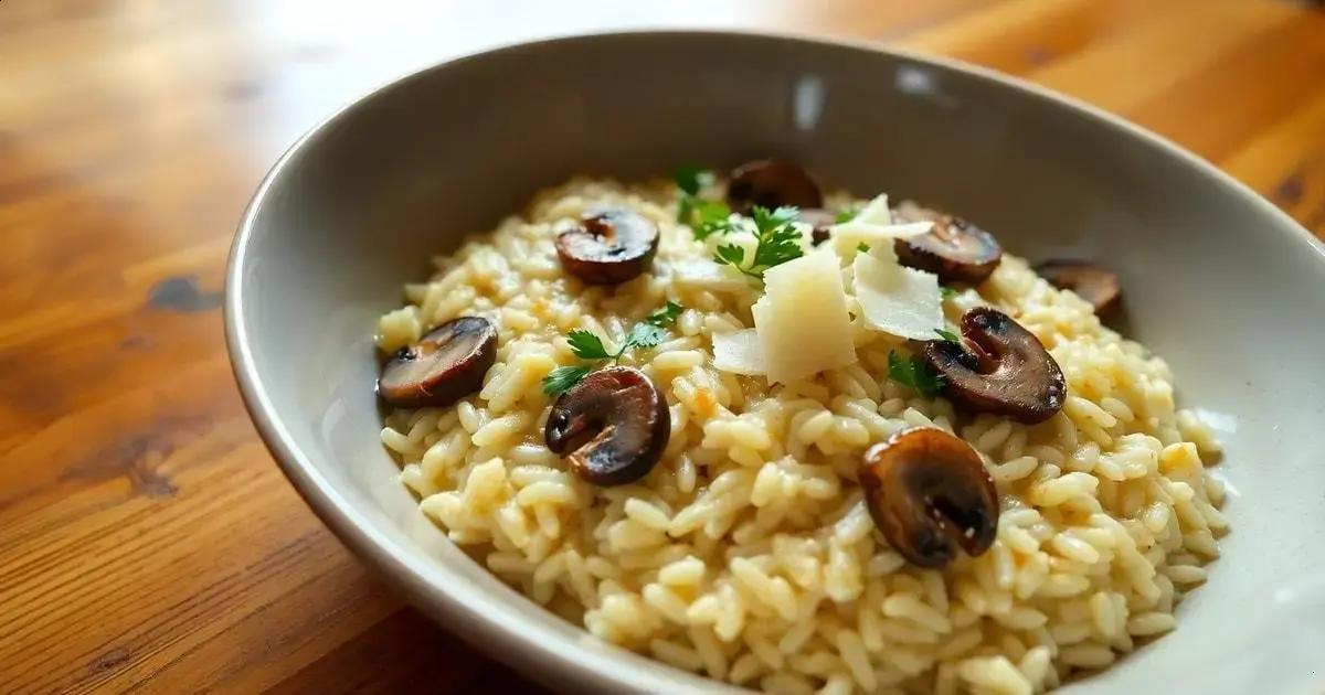 risotto ai funghi — Mediterranean Diet Hub